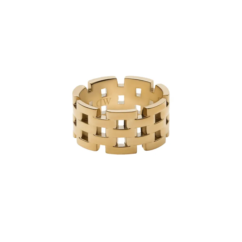 5-Link Ring Gold sold by Daniel Wellington
