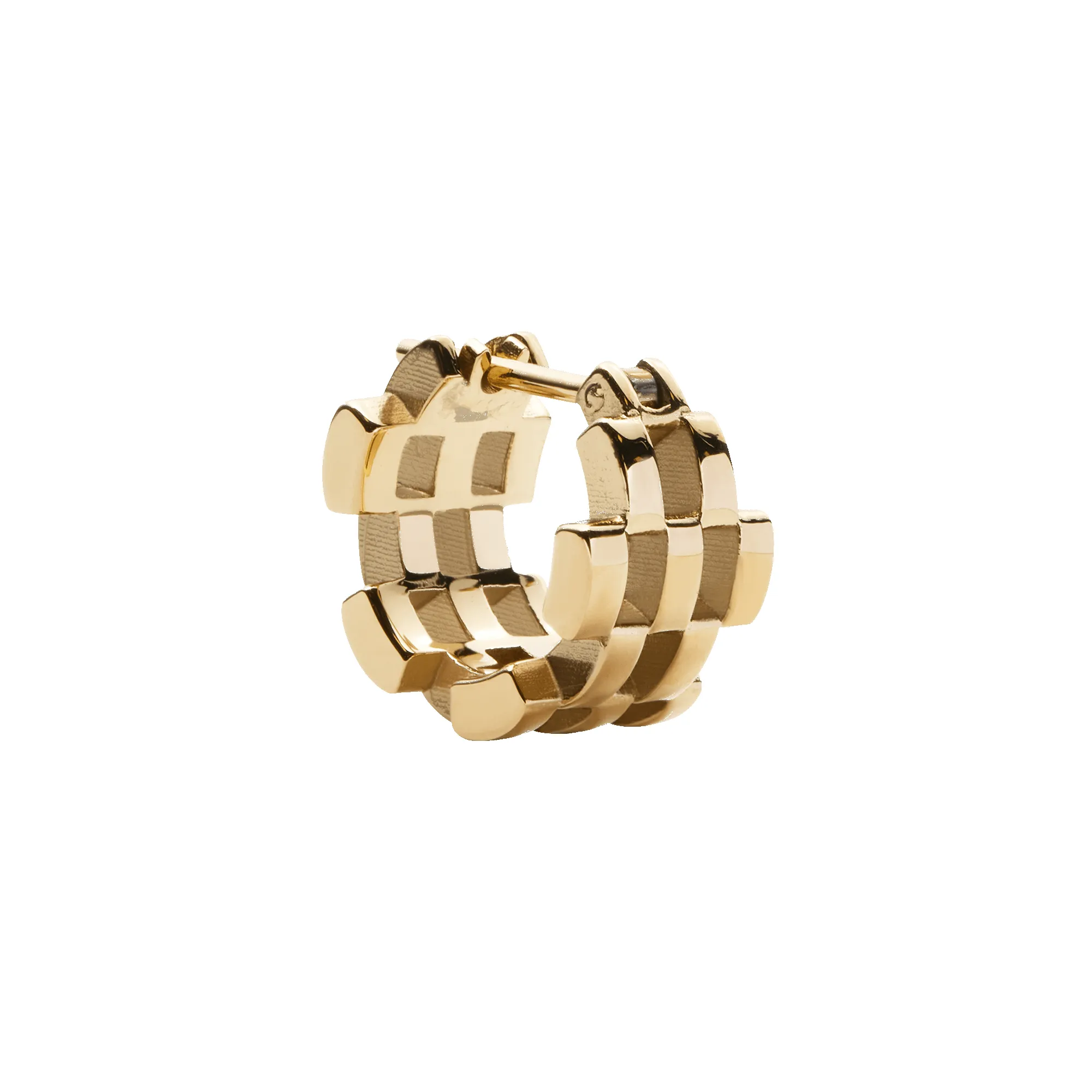 5-Link Earrings Gold sold by Daniel Wellington product image thumbnail 3