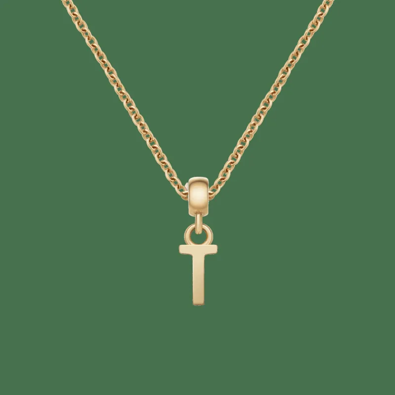 Charm Chain Necklace + Letter Charm sold by Daniel Wellington