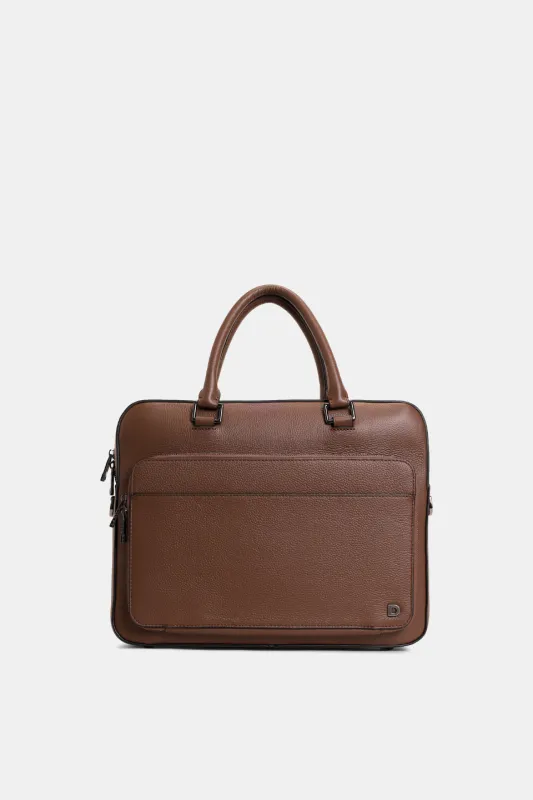 MONACO SMALL LEATHER LAPTOP made by Danier