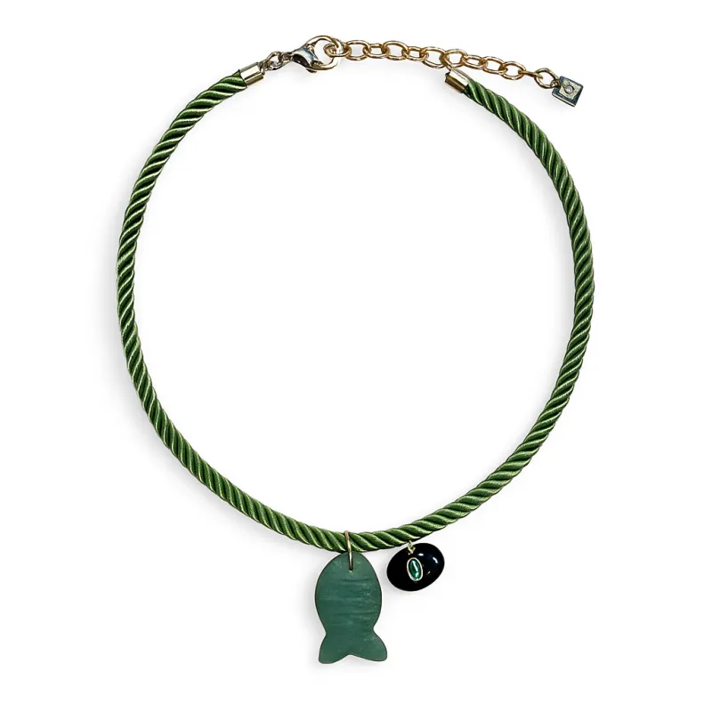 Olivine Necklace made by DANNIJO