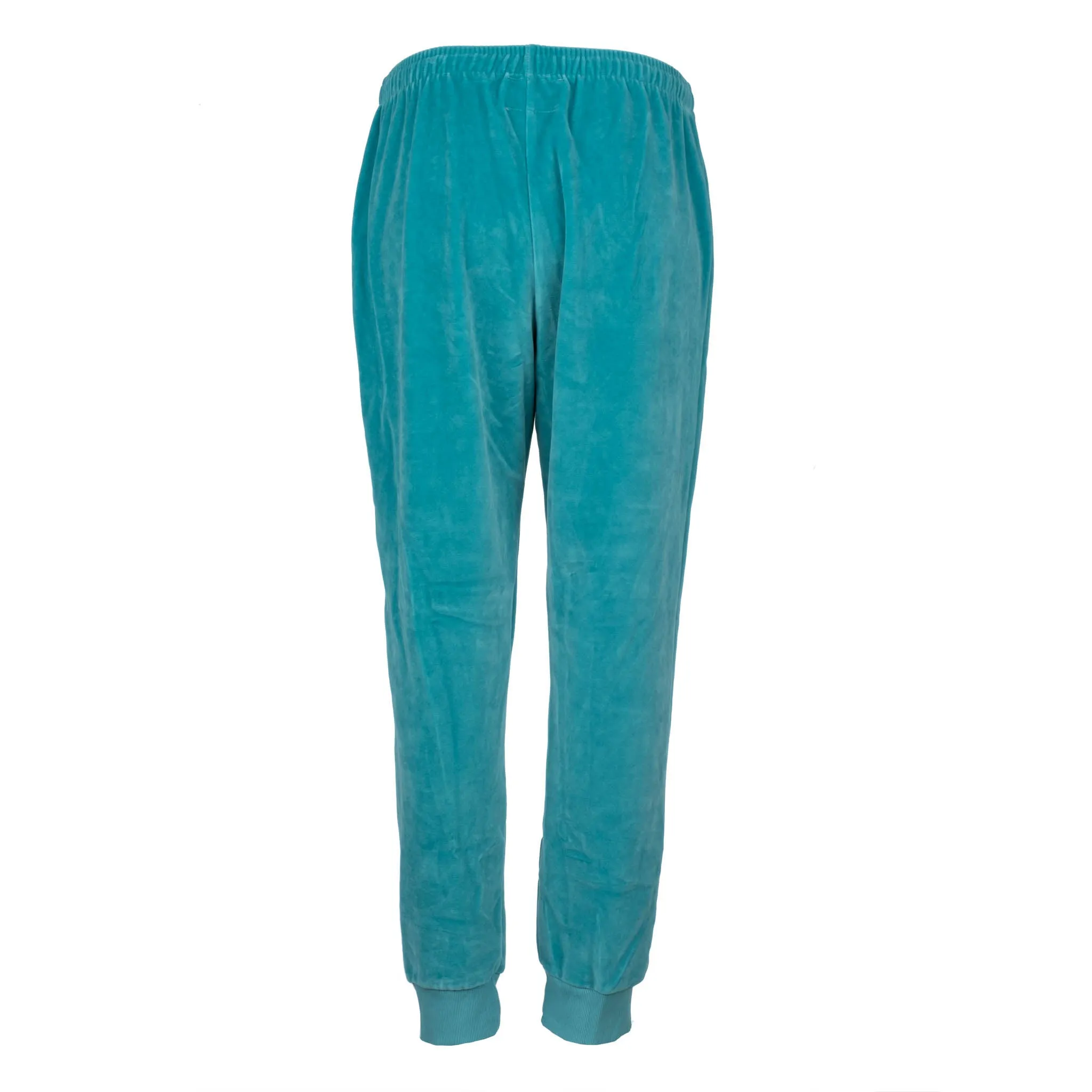 Neon Turquoise Velour Jogger sold by DANNIJO product image thumbnail 4