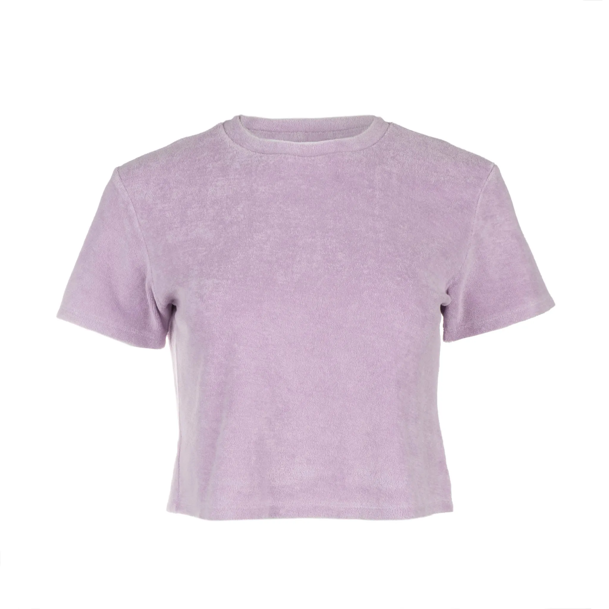 Pink Terry Crop Top sold by DANNIJO