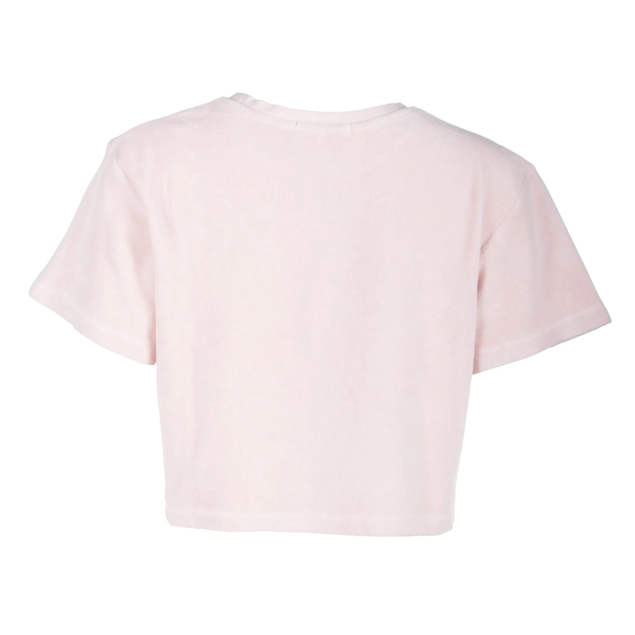 Ice Pink Cropped Terry Tee sold by DANNIJO product image thumbnail 2