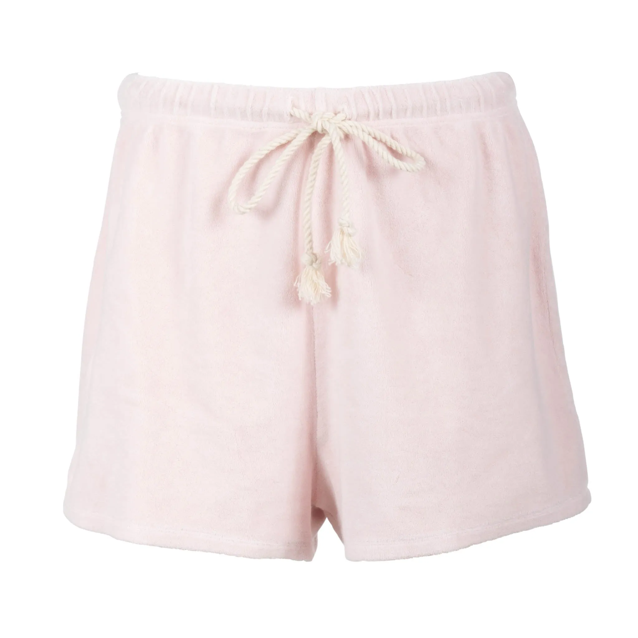 Ice Pink Terry Shorts sold by DANNIJO