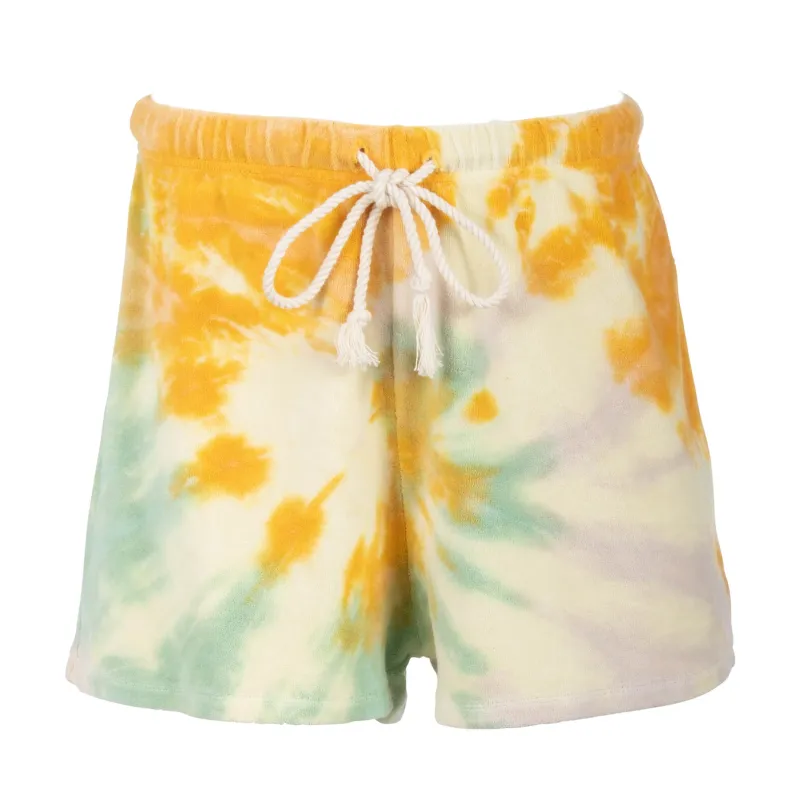 Mango Multi Tie Dye Terry Shorts sold by DANNIJO