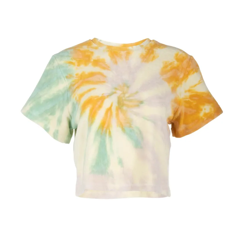 Mango Multi Tie Dye Cropped Terry Tee sold by DANNIJO