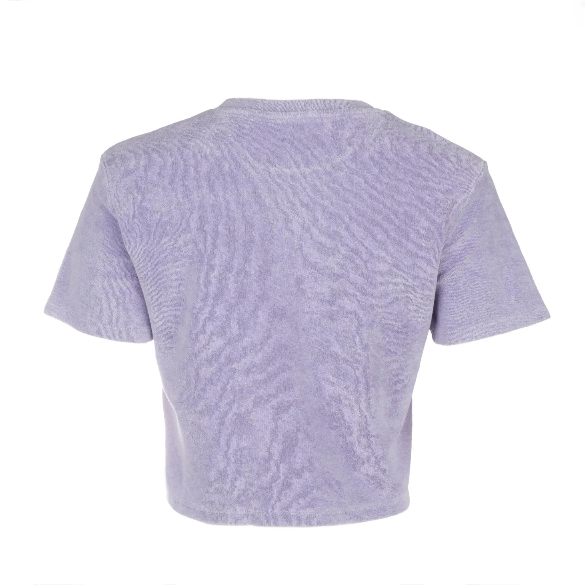 Purple Terry Crop Top sold by DANNIJO product image thumbnail 2