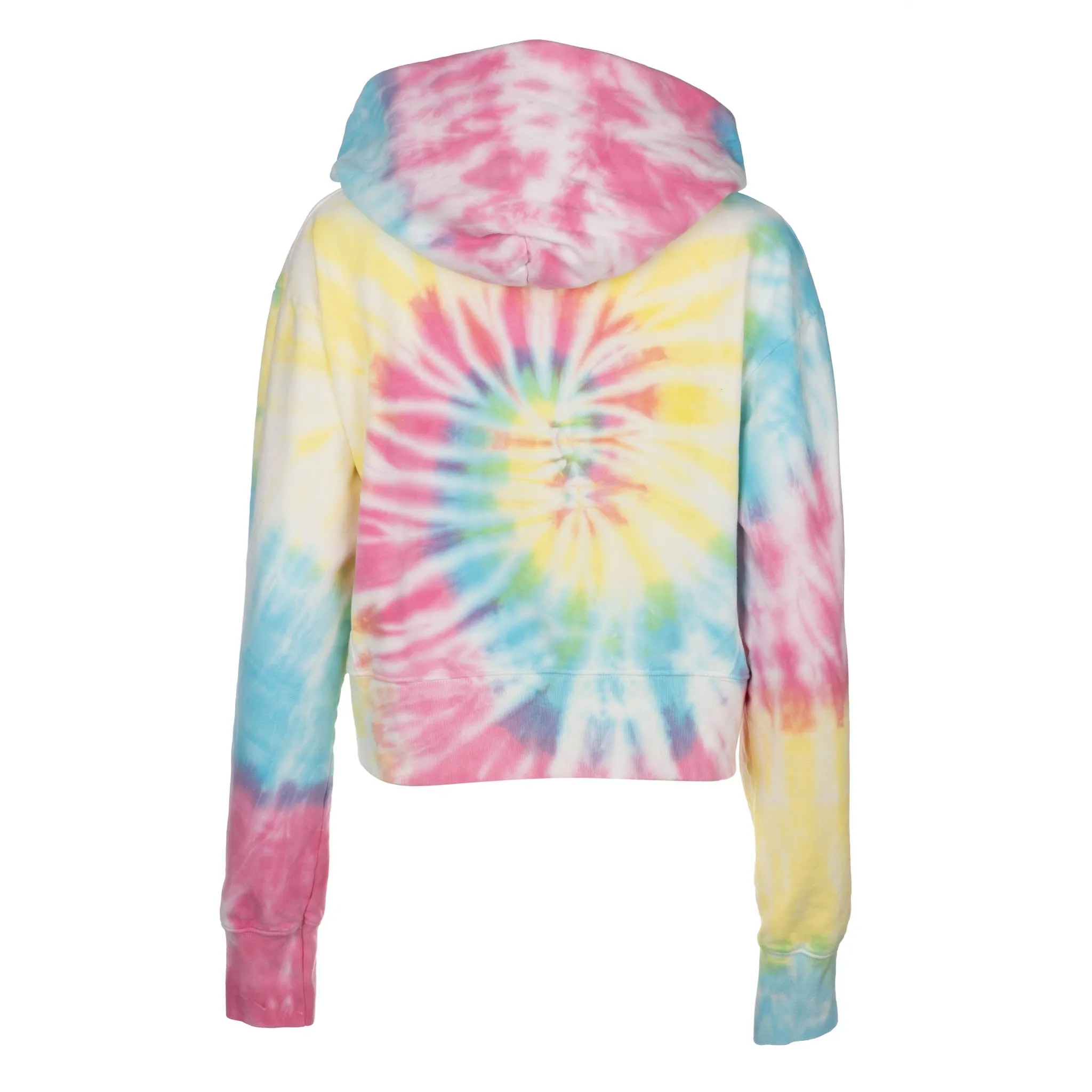 Neon Tie Dye Cropped Hoodie sold by DANNIJO product image thumbnail 3