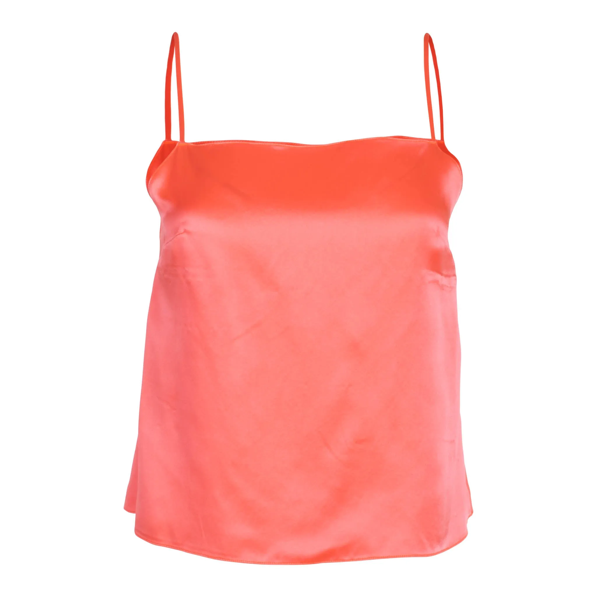 Neon Coral Square Neck Cami sold by DANNIJO