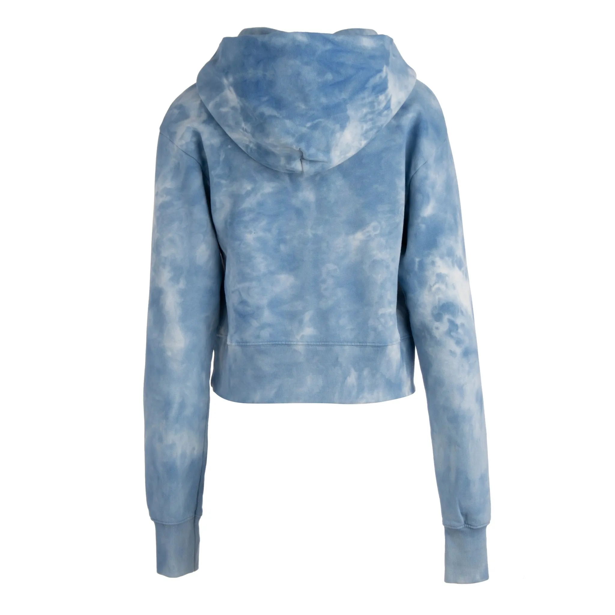 Indigo Tie Dye Cropped Hoodie sold by DANNIJO product image thumbnail 2