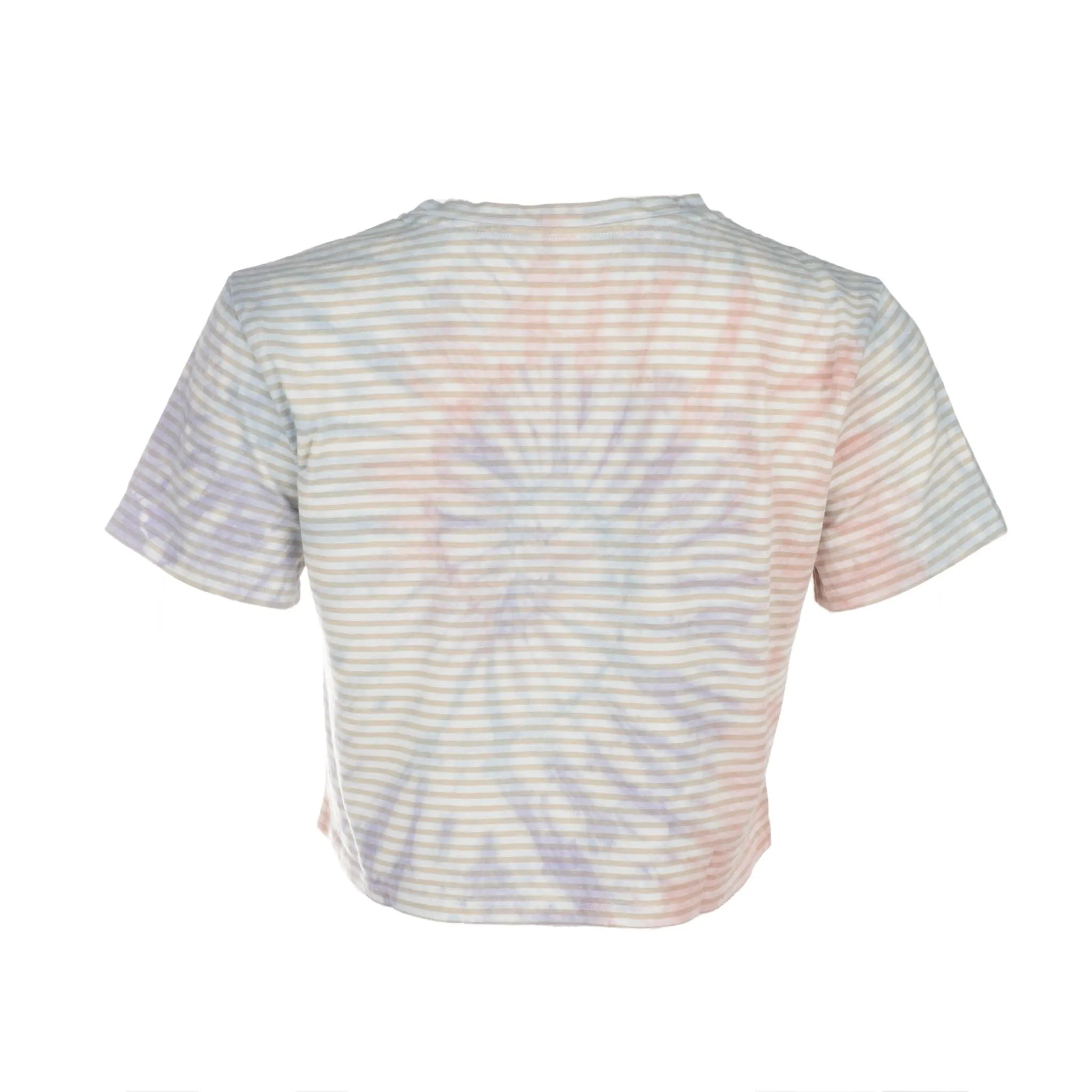 Purple Multi Cropped Tie Dye T-shirt sold by DANNIJO product image thumbnail 5