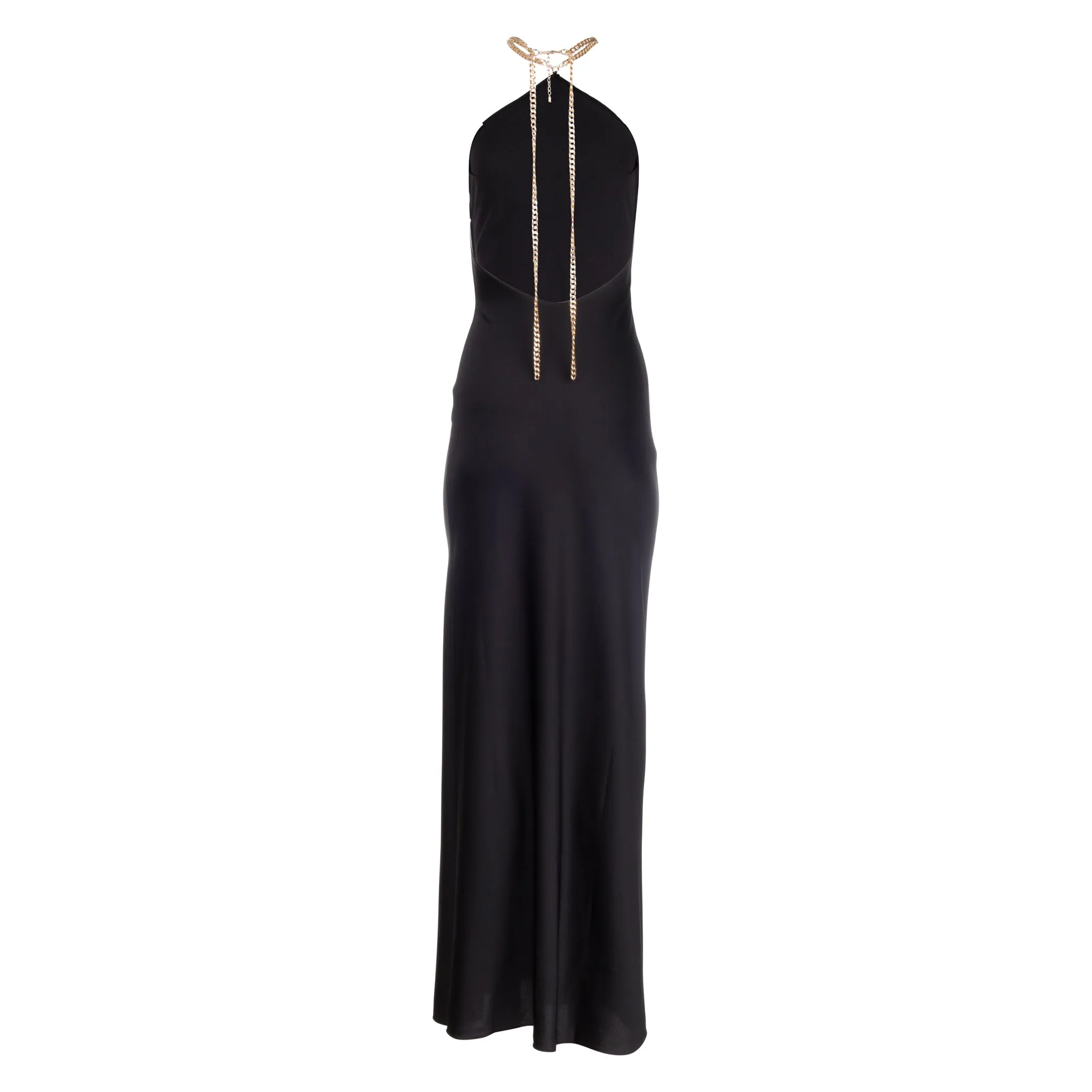 Noir Halter Maxi with Chain sold by DANNIJO product image thumbnail 5