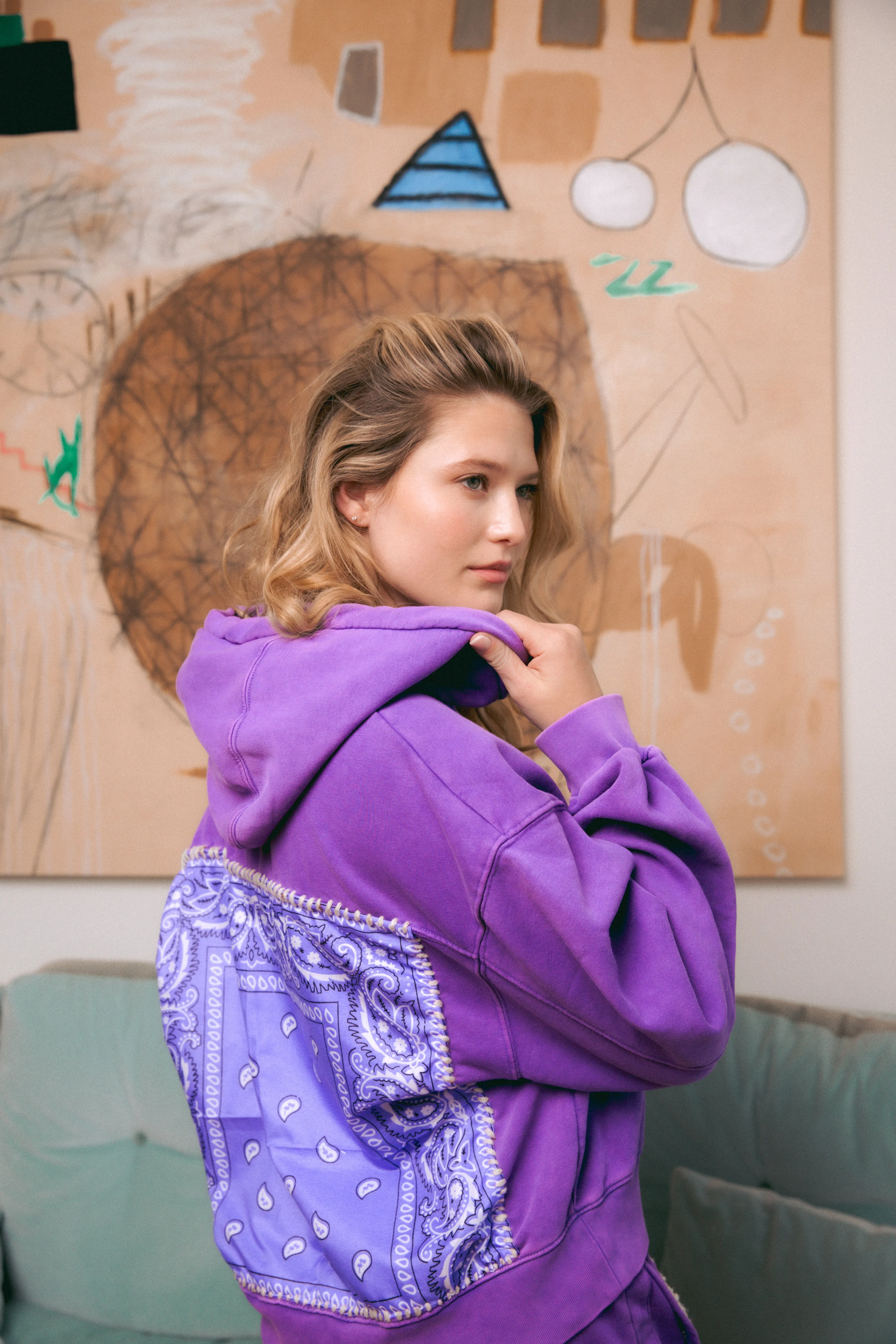 Bandana Hoodie sold by DANNIJO product image thumbnail 4