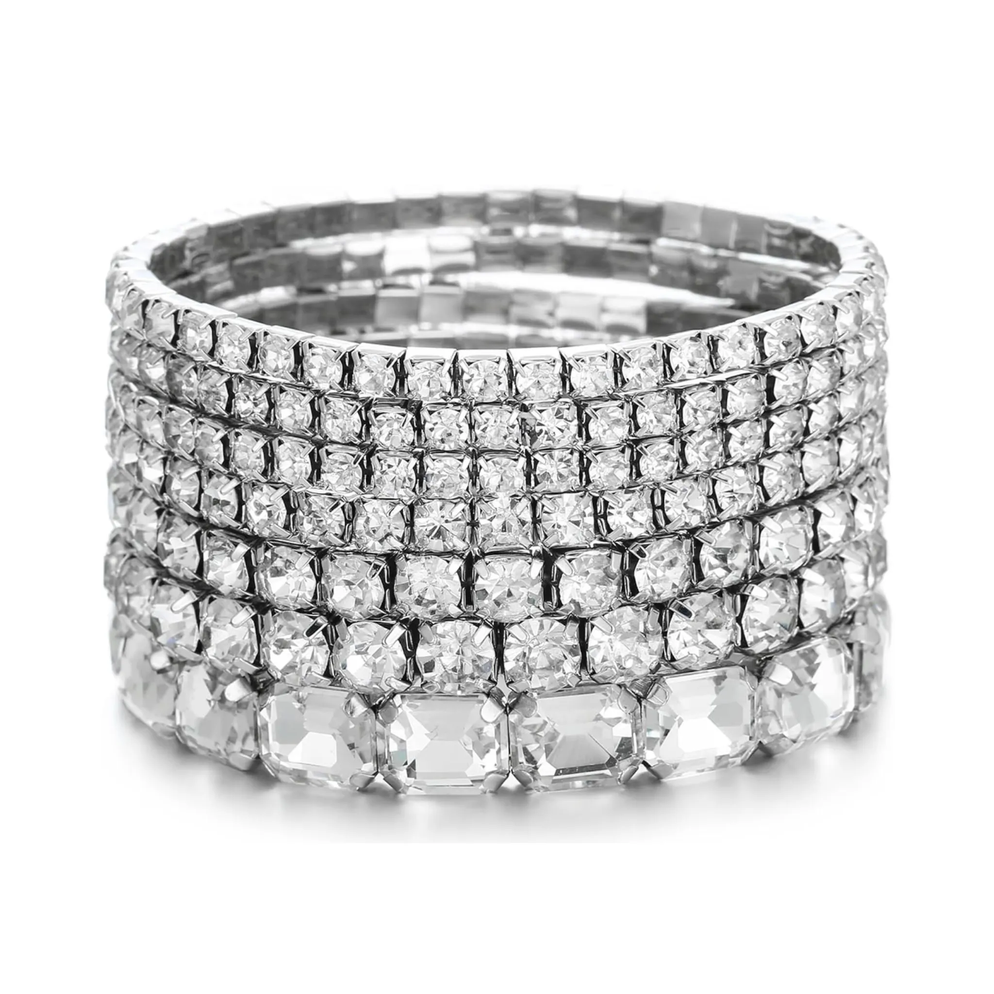 Valentina Silver Bracelet Set sold by DANNIJO