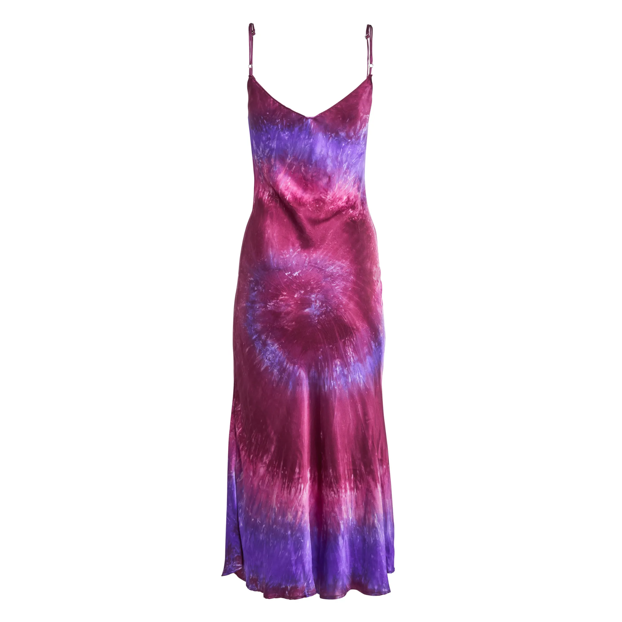 Plume Hand Dyed Midi Slip Dress sold by DANNIJO product image thumbnail 4