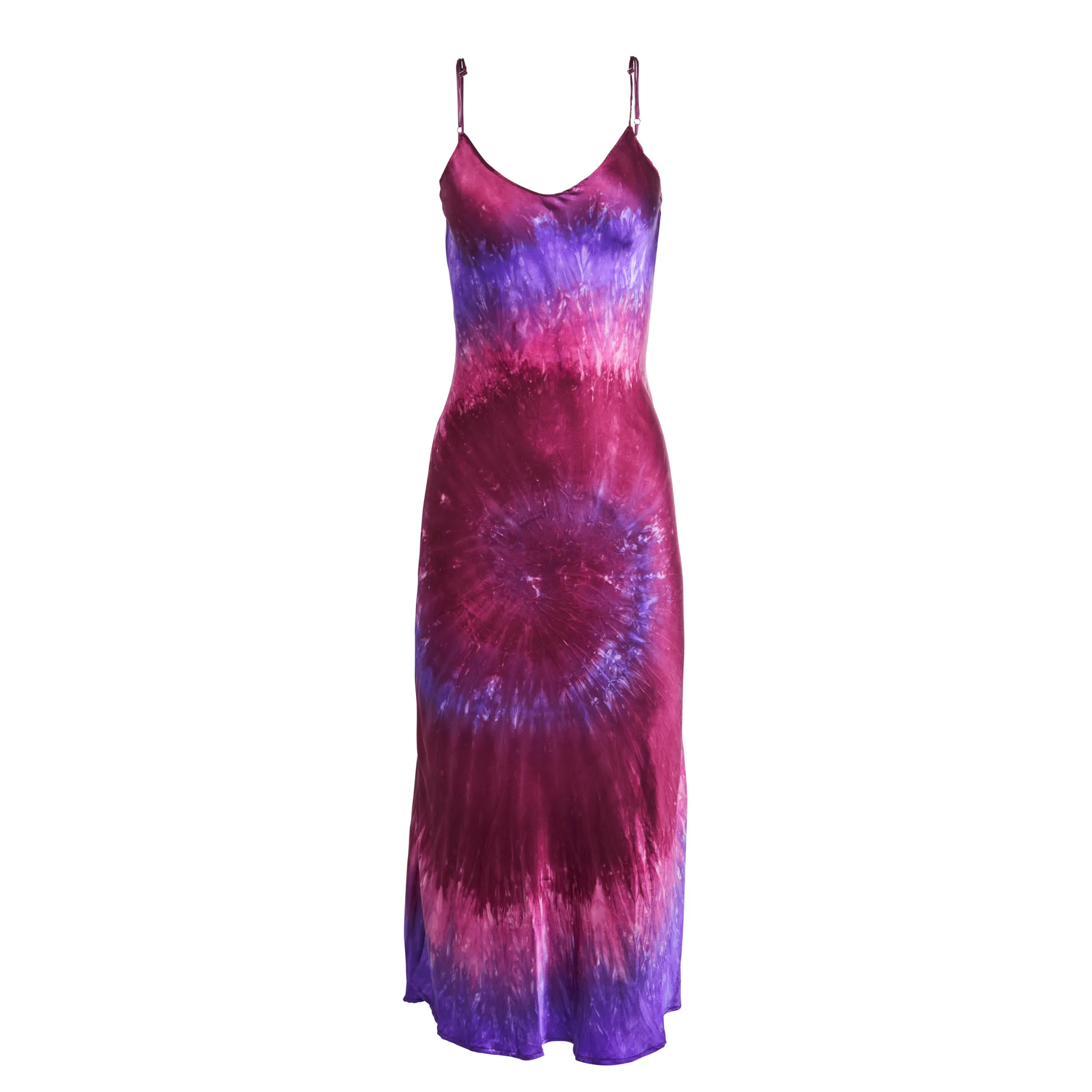 Plume Hand Dyed Midi Slip Dress sold by DANNIJO