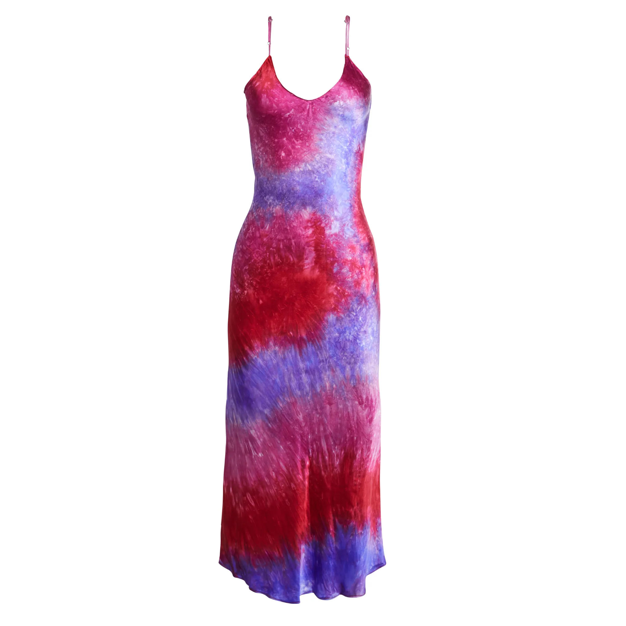 Ray Hand Dyed Midi Slip Dress sold by DANNIJO
