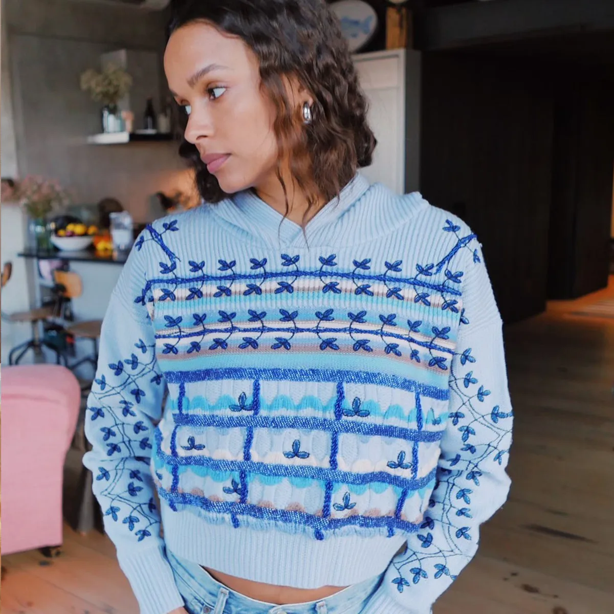 Embellished Sweater sold by DANNIJO product image thumbnail 4