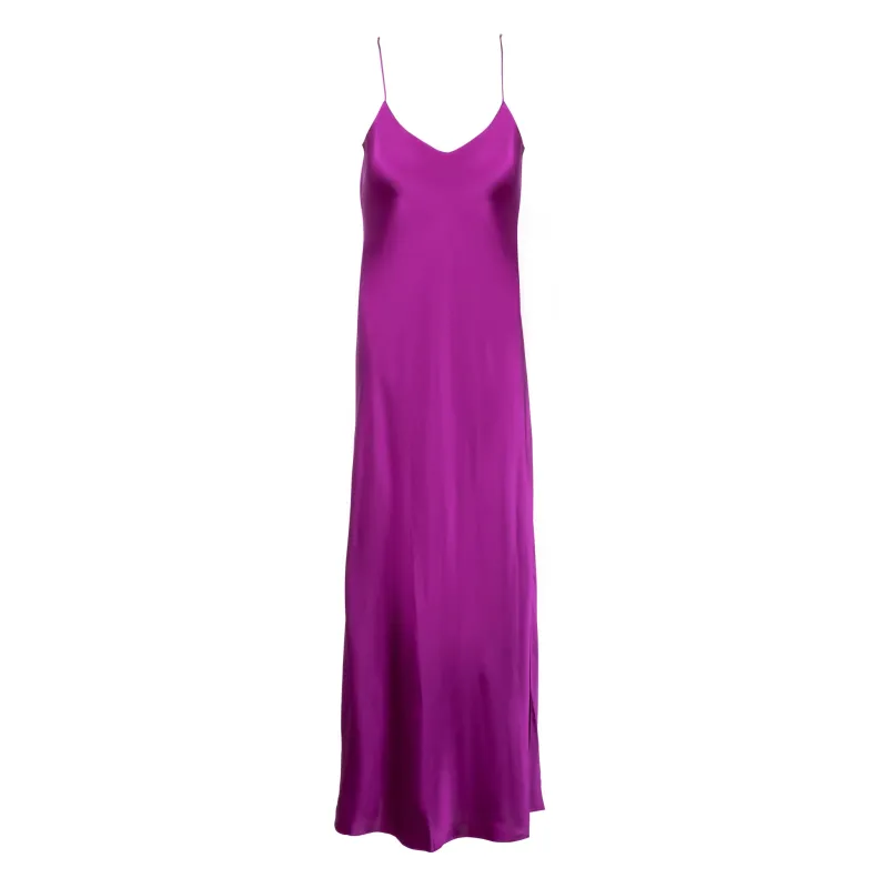 New Fuchsia Mossy Maxi Slip Dress sold by DANNIJO