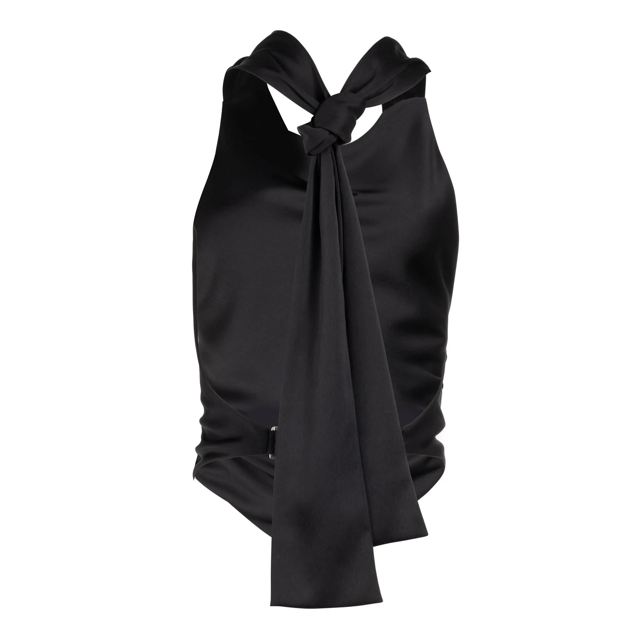 Noir Halter Scarf Top sold by DANNIJO product image thumbnail 3