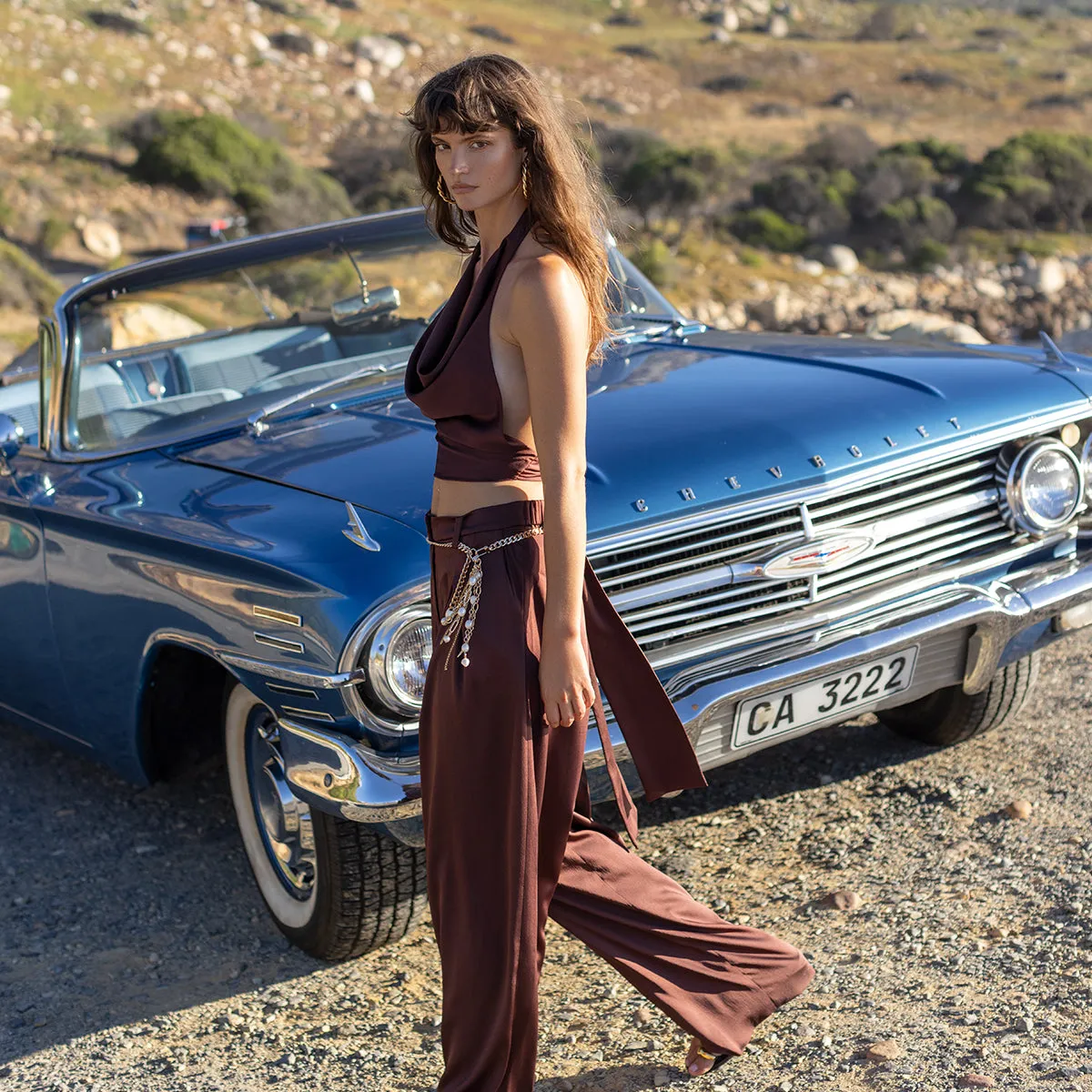 Coco Boss Pleated Trousers sold by DANNIJO product image thumbnail 3