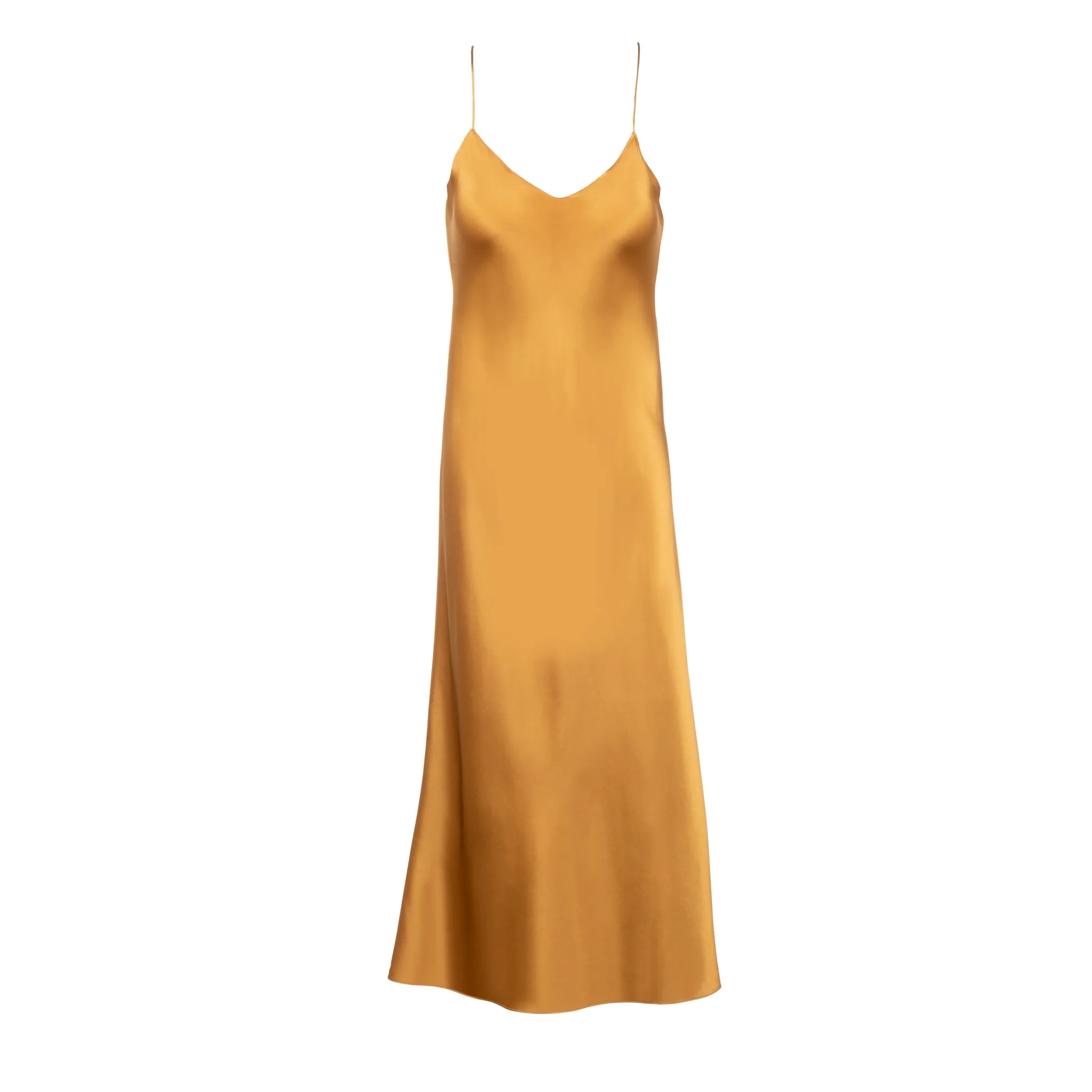 New Bronze Midi Slip Dress sold by DANNIJO