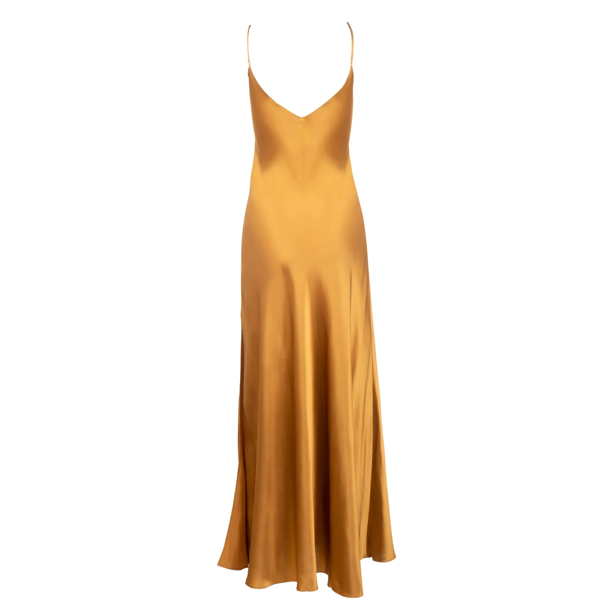New Bronze Mossy Maxi Slip Dress sold by DANNIJO product image thumbnail 5