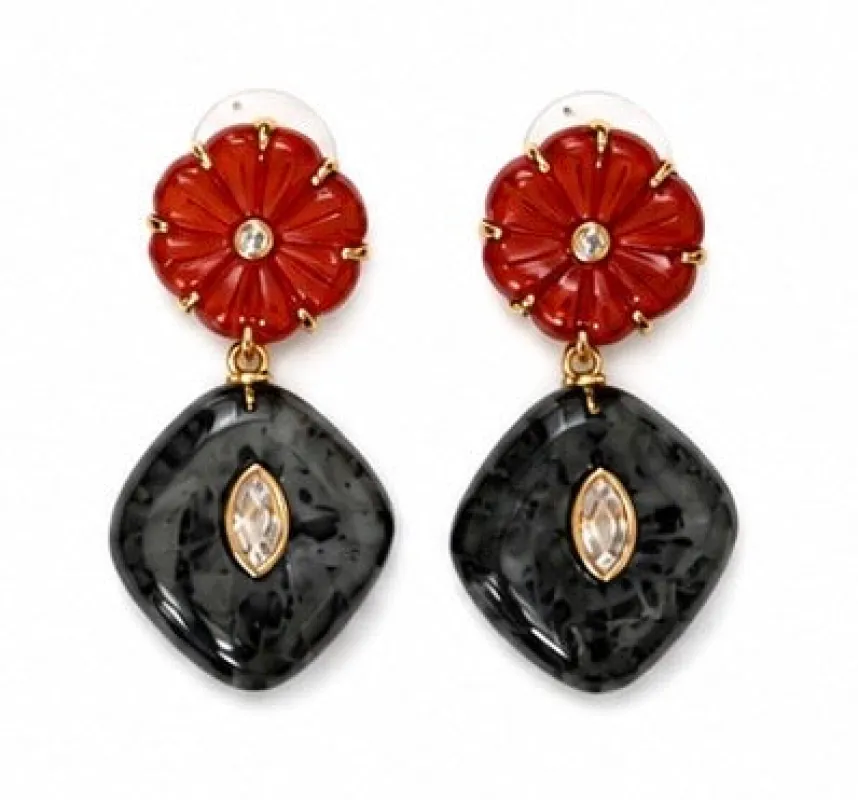 Dahlia Earrings made by DANNIJO