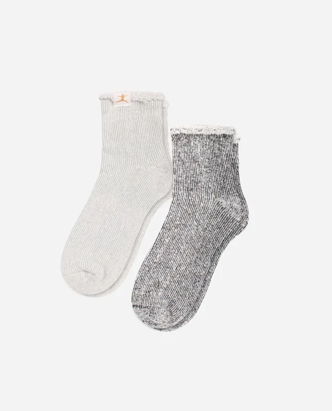 2-Pack Rolled Terry Ankle Socks sold by Danskin