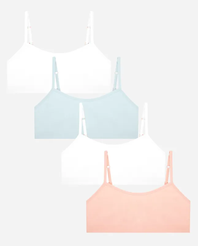 Girls 4-Pack Seamless Unpadded Bralette sold by Danskin