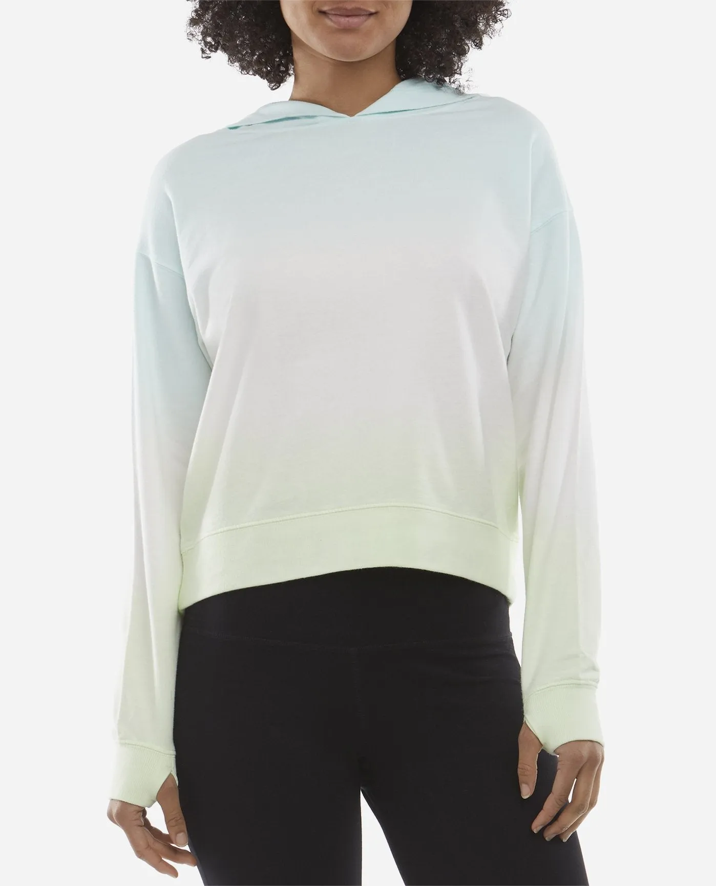 Boyfriend Dip-Dye Hoodie sold by Danskin product image thumbnail 4