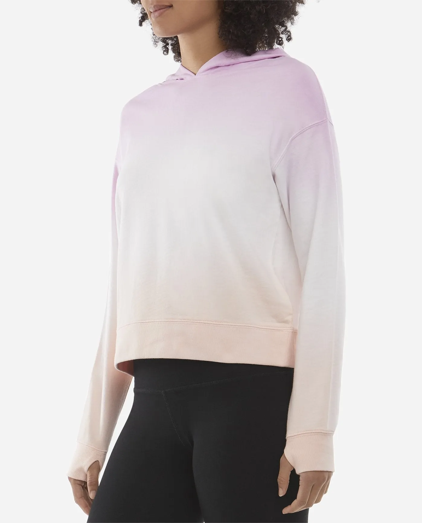 Boyfriend Dip-Dye Hoodie sold by Danskin product image thumbnail 3