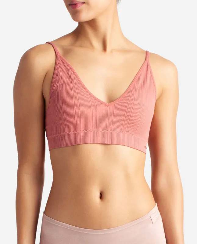 3-Pack Ribbed Deep-V Bralette sold by Danskin