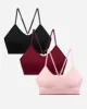 3-Pack Seamless Braid Texture Bralette With Contrast Line sold by Danskin