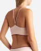 3-Pack Seamless Braid Texture Bralette With Contrast Line sold by Danskin