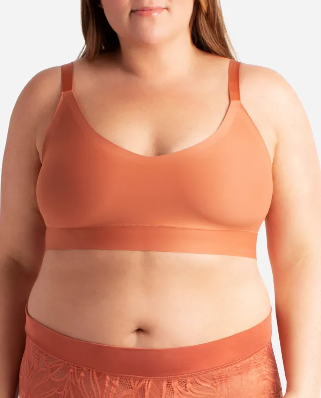 2-Pack V-Neck Laser Bralette sold by Danskin