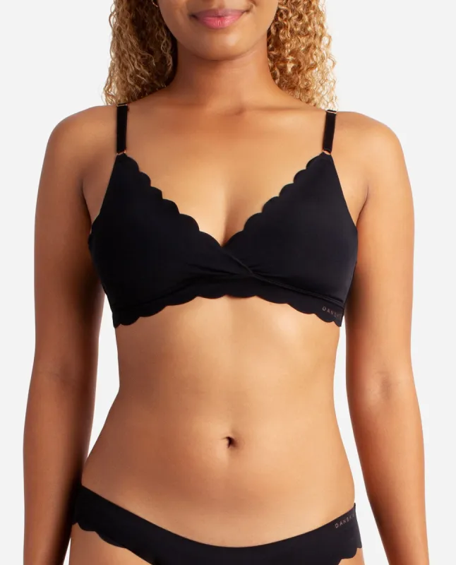 2-Pack Laser Wire Free Bra With Scallop Edge sold by Danskin