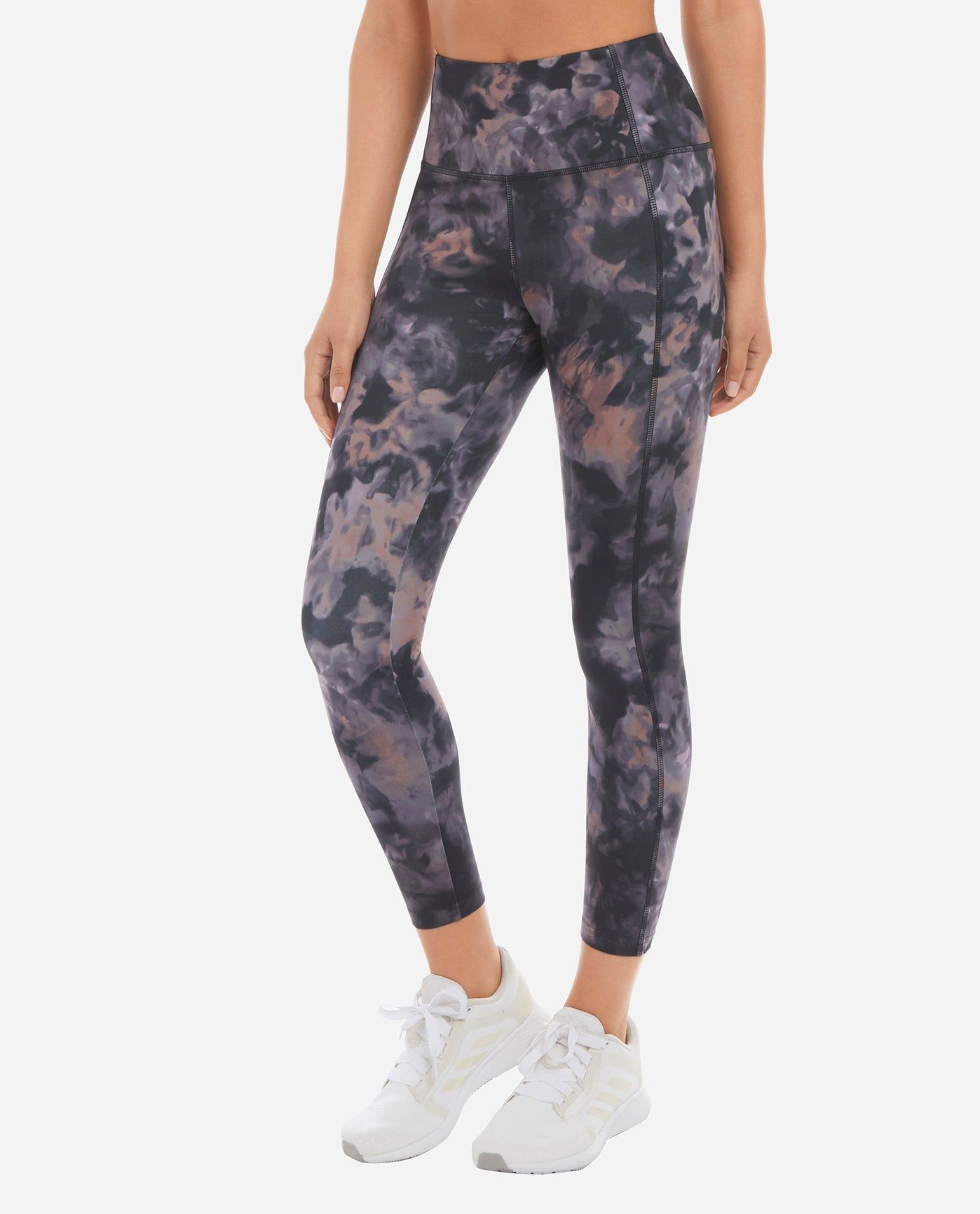 Black Salt Ice Dye Print Ice Dye Printed 7/8 Legging sold by Danskin product image thumbnail 4
