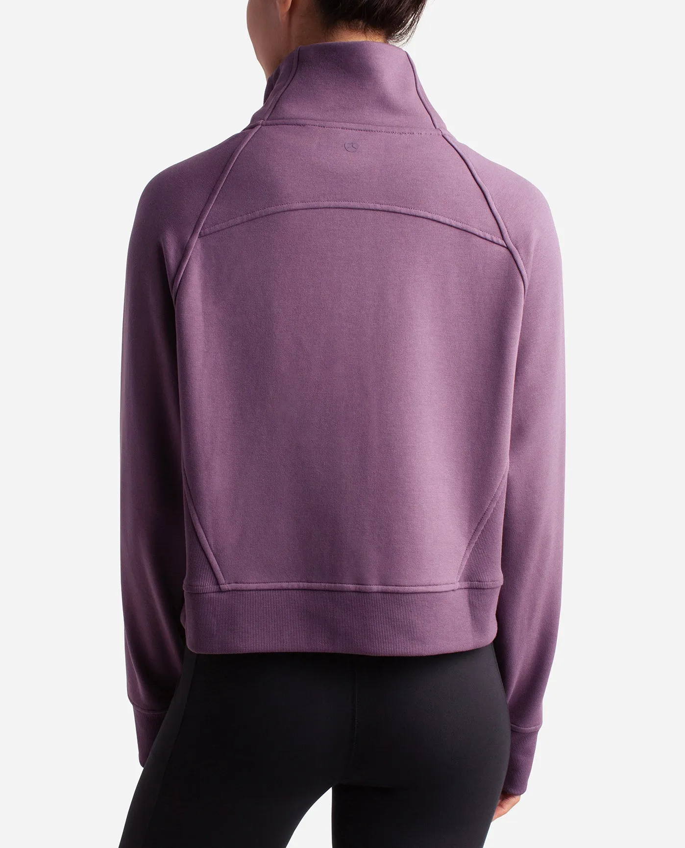 Mixed Rib Full Zip Jacket sold by Danskin product image thumbnail 2