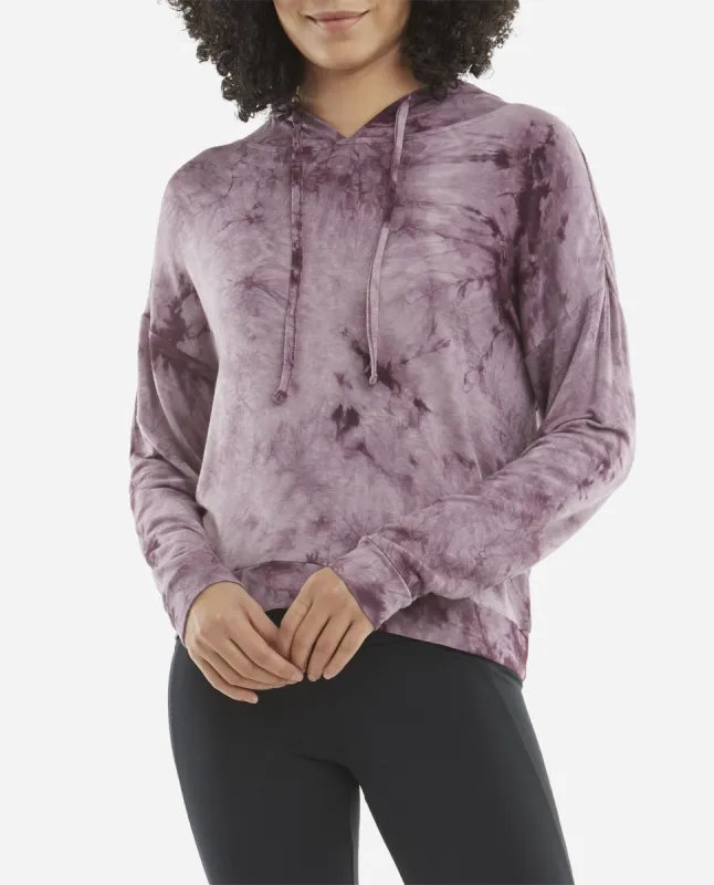 Tie Dye Cropped Hoodie sold by Danskin