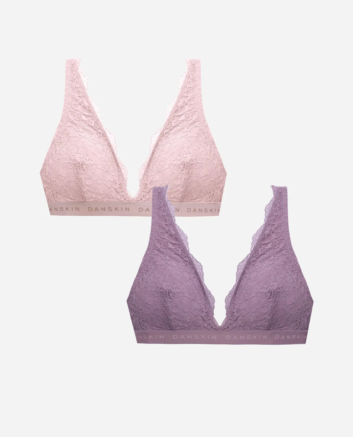 2-Pack Lace Bralette With Logo Band sold by Danskin product image thumbnail 2