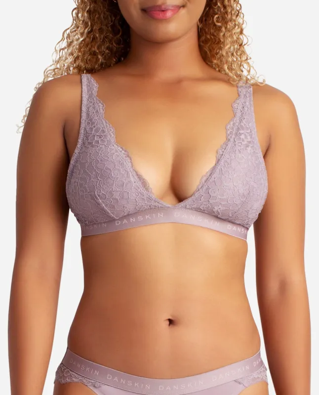 2-Pack Lace Bralette With Logo Band sold by Danskin