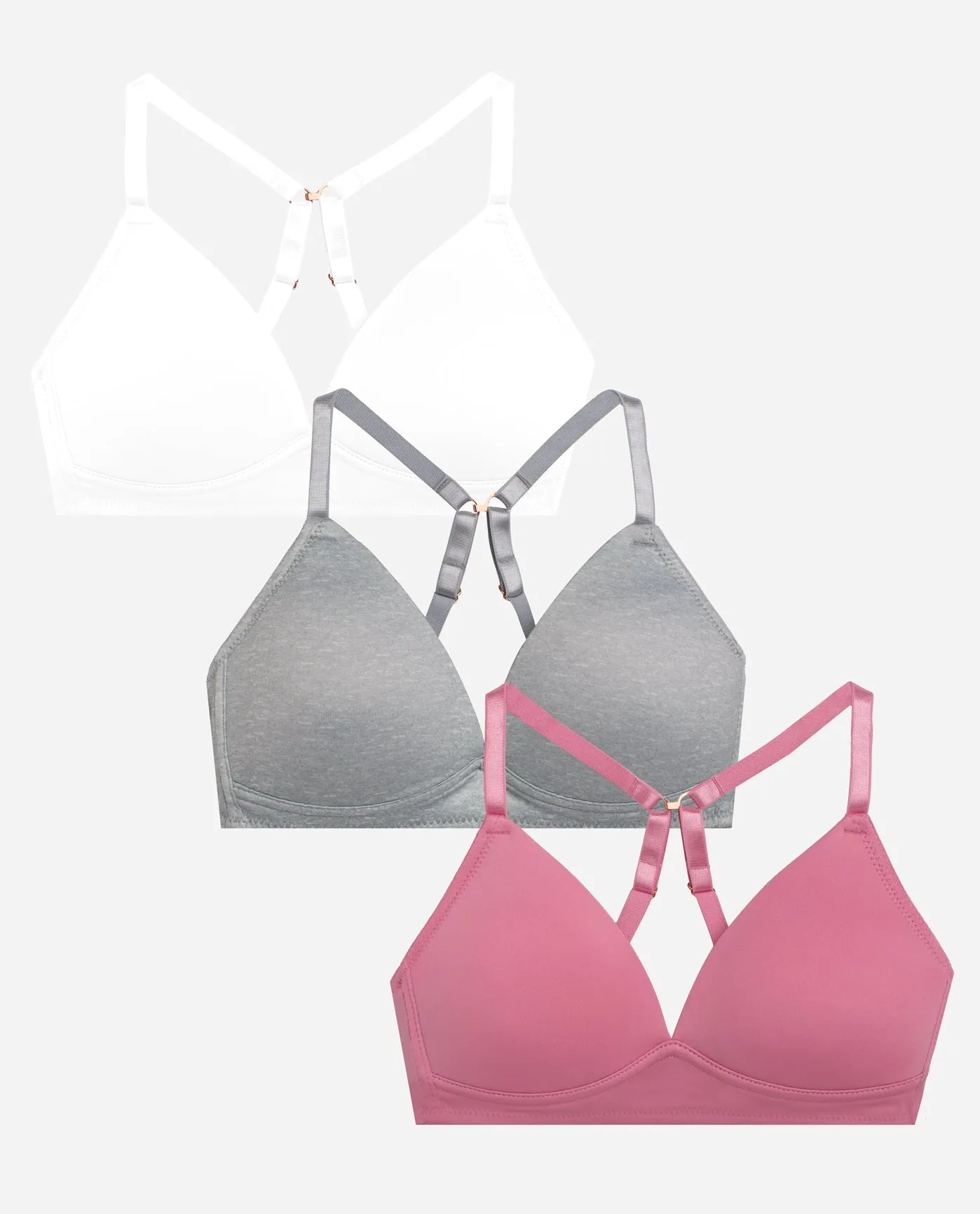 Girls 3-Pack Microfiber Bra sold by Danskin product image thumbnail 4