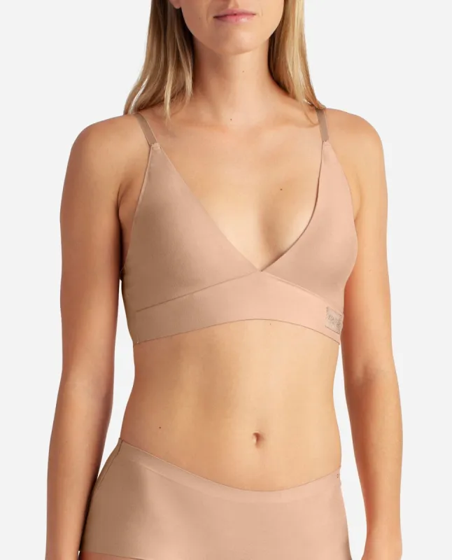 3-Pack Brushed Micro Laser Lounge Plunge Bra sold by Danskin