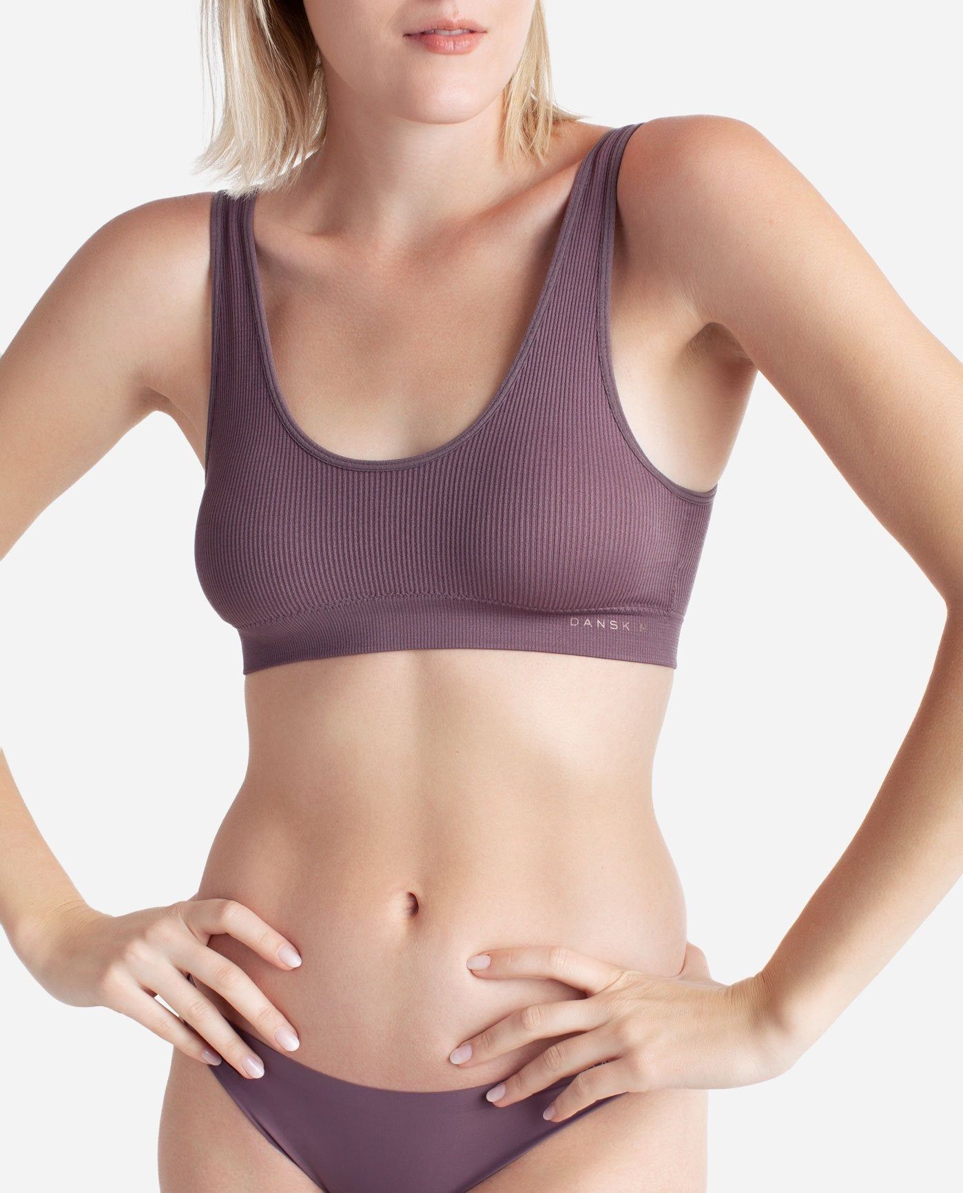 3-Pack Seamless Two Tone Ribbed Bralette sold by Danskin product image thumbnail 6