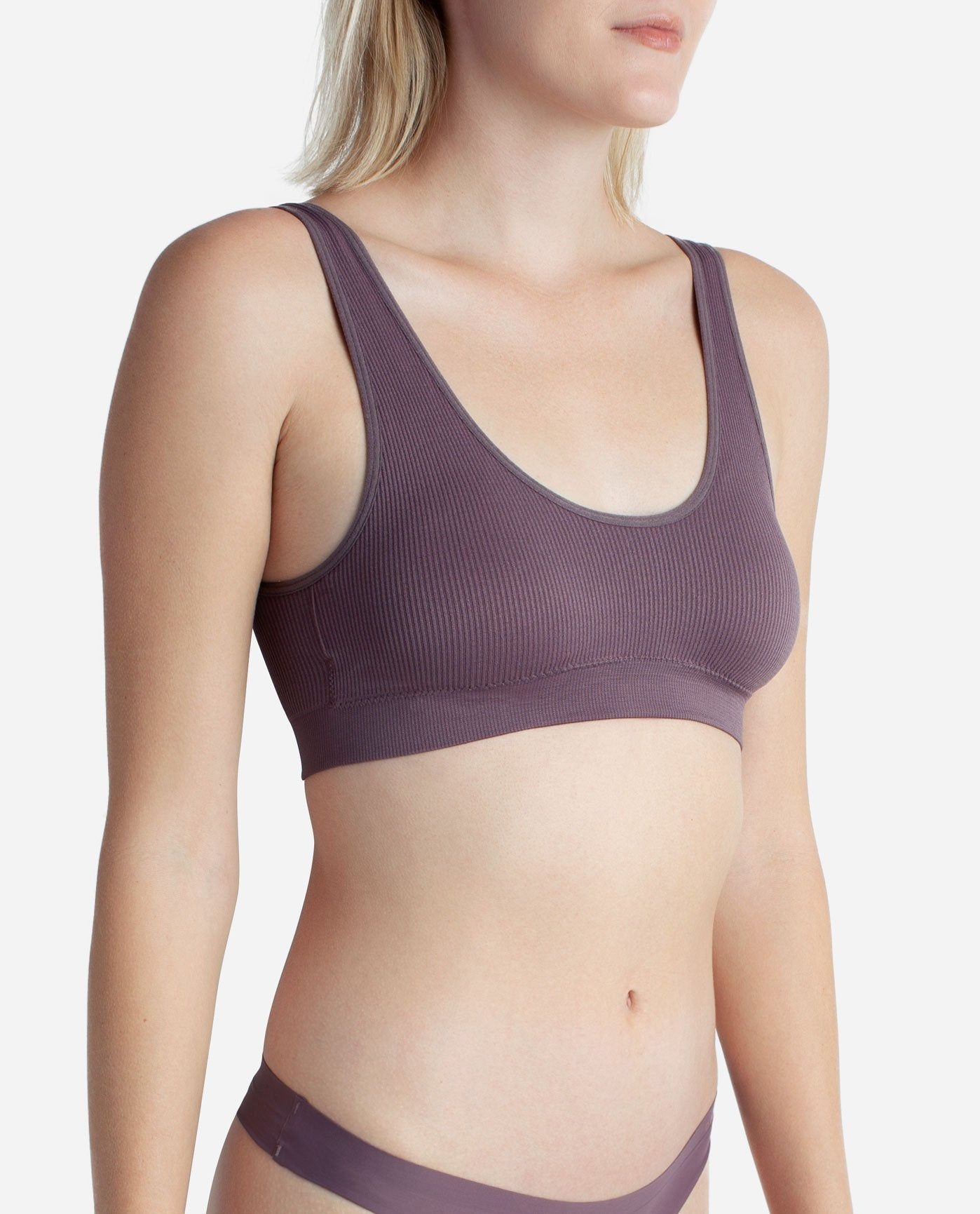3-Pack Seamless Two Tone Ribbed Bralette sold by Danskin product image thumbnail 5