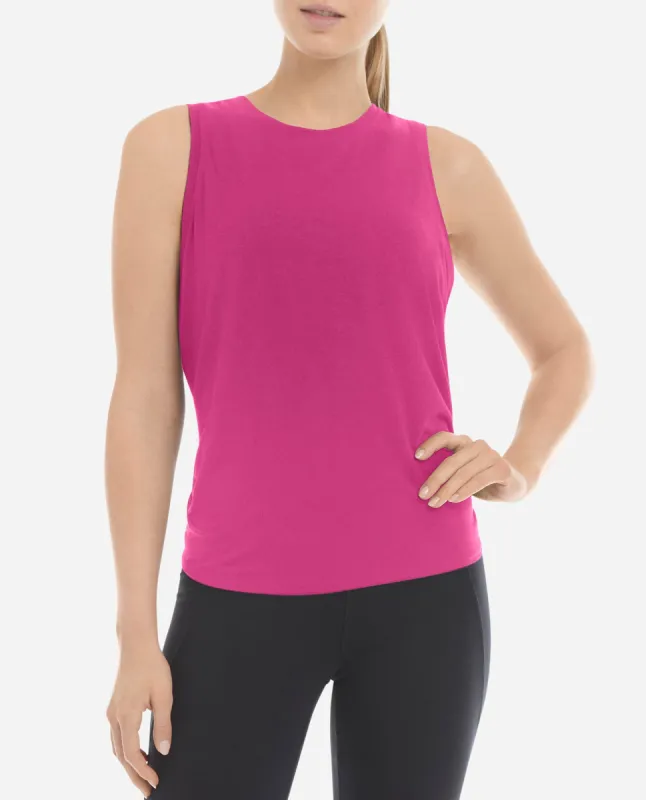 Tie Back Flyaway Tank sold by Danskin