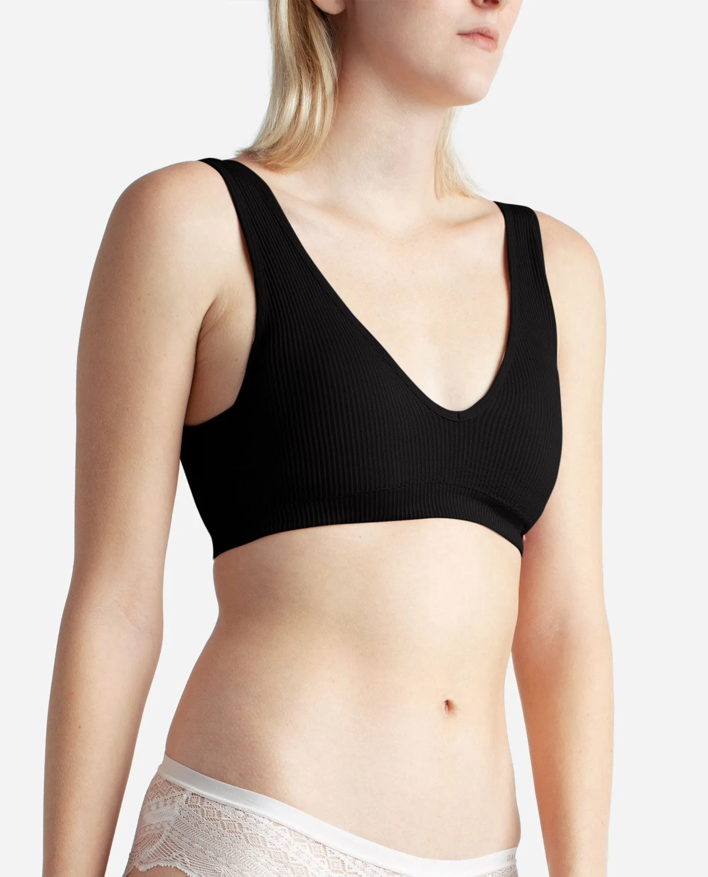 3-Pack Seamless Deep V Bralette sold by Danskin product image thumbnail 4