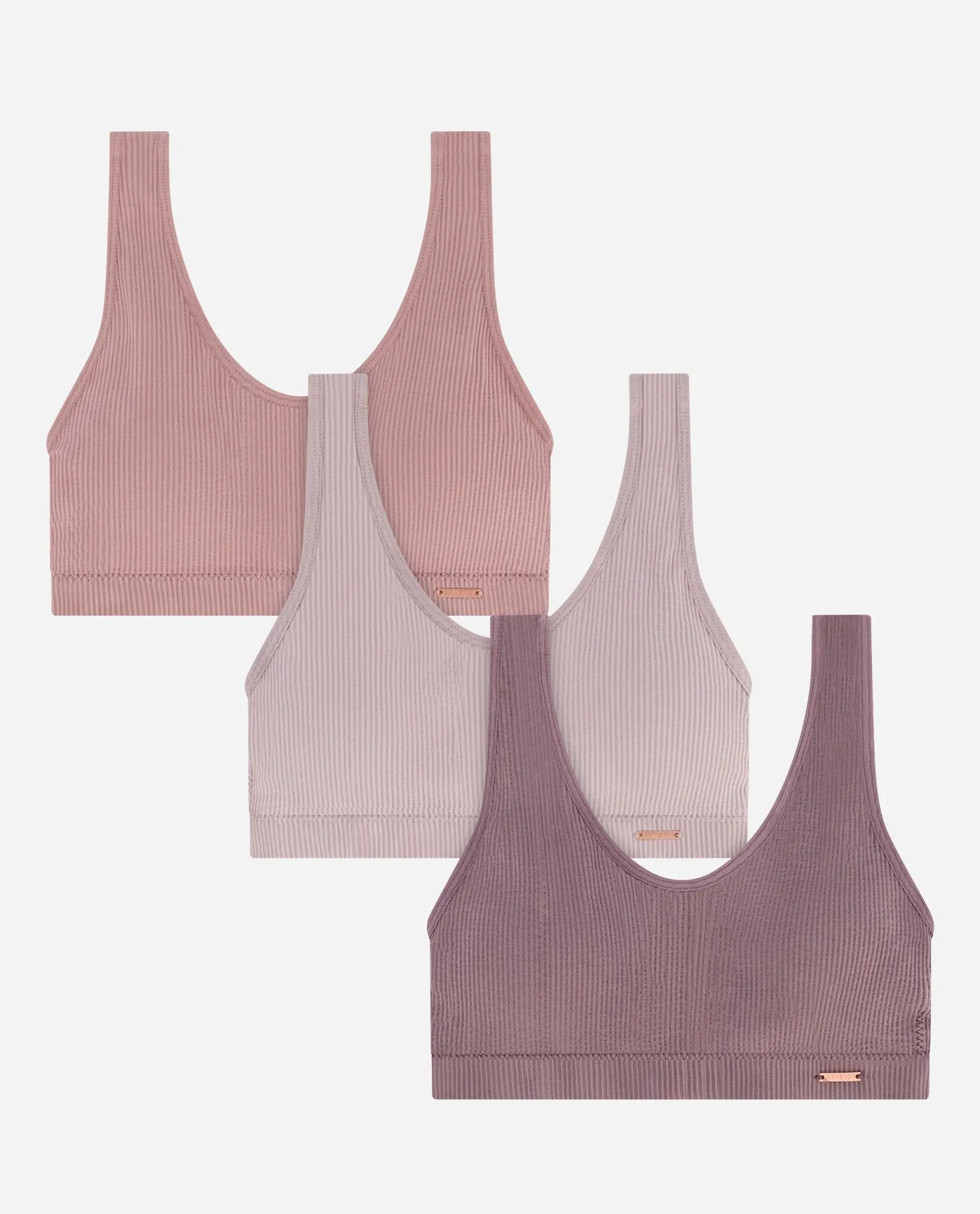 3-Pack Seamless Deep V Bralette sold by Danskin product image thumbnail 5
